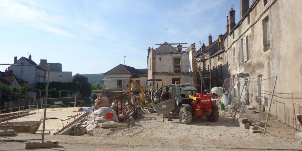 Ville de Montbard - Réaménagement de la place Buffon - Construction d’un Belvédère