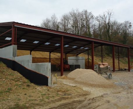 Construction d’un hangar Viticole à Chichée