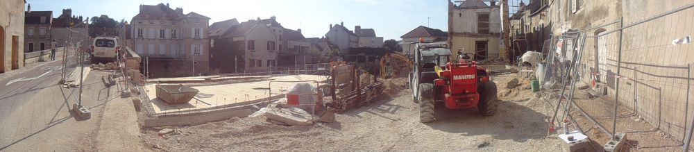 Ville de Montbard - Réaménagement de la place Buffon - Construction d’un Belvédère