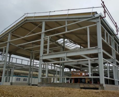 Construction d’un espace de vente à Collan