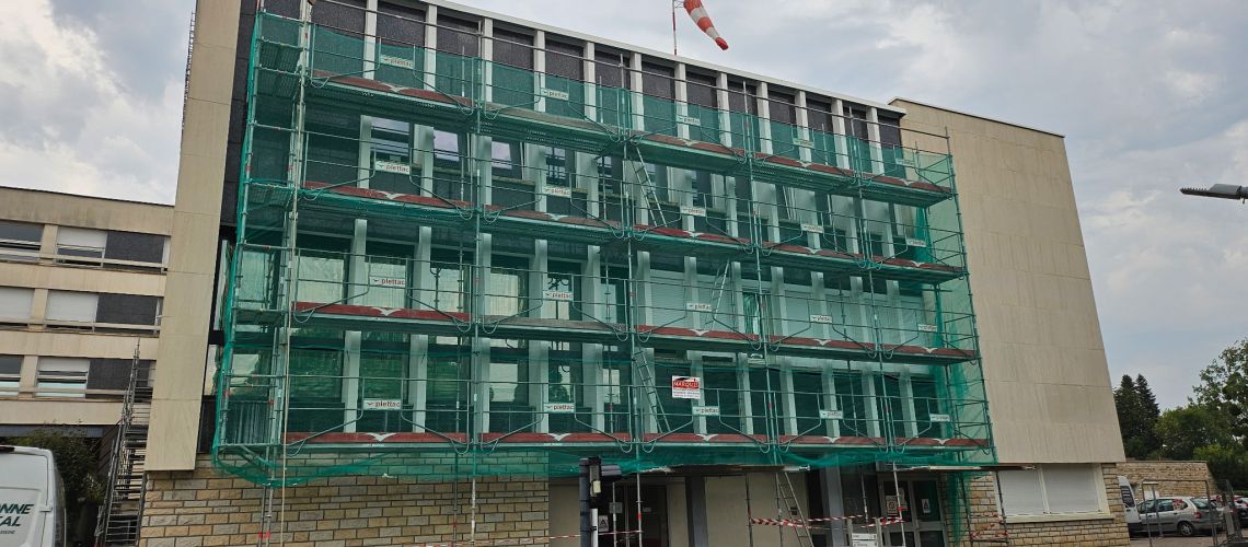 Hôpital de Tonnerre - Réparation de façades en béton